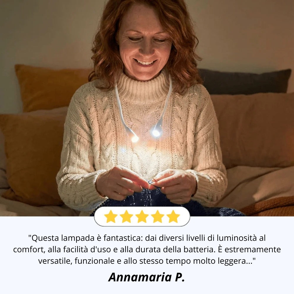 Lampada al Collo per Lavori Manuali