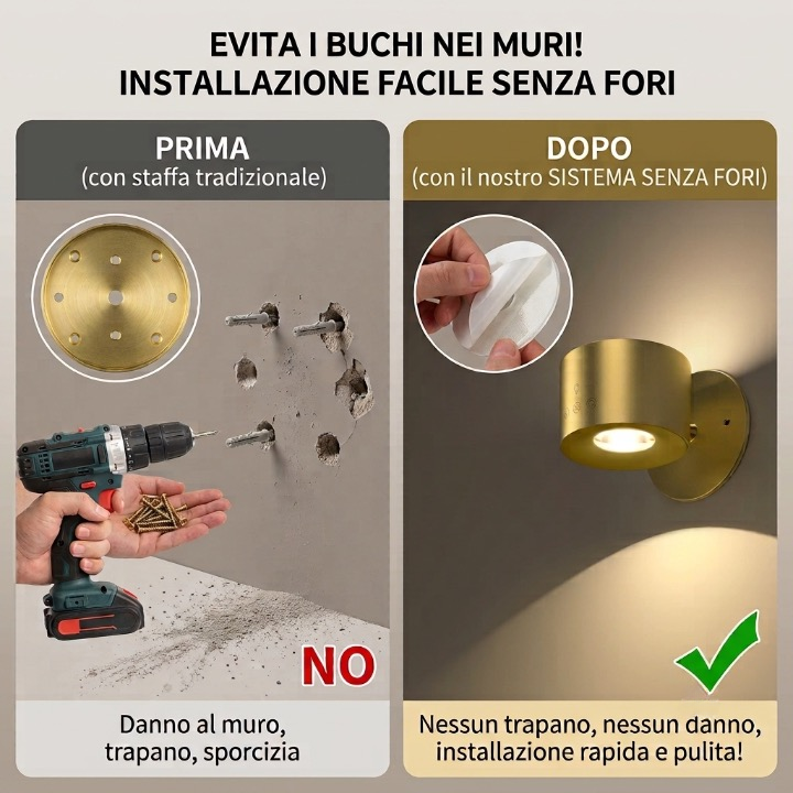 Nobi | Luce Smart Magnetica e Senza Fili
